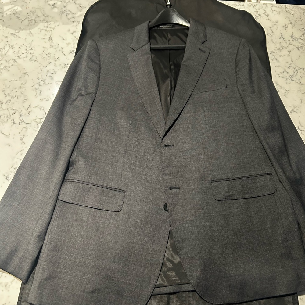 Banana Republic Men's Gray Suit Blazer Sport Jacket